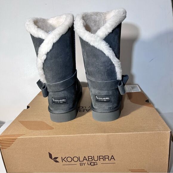 Koolaburra by UGG Arlena Suede Bow Short Boots - Picture 4 of 6